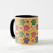Benutzerdefinierte Mama des Hundes, Vater des Hund Tasse (Vorderseite Links)