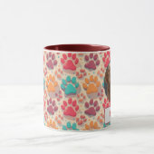 Benutzerdefinierte Mama des Hundes, Vater des Hund Tasse (Zentrum)