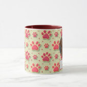 Benutzerdefinierte Mama des Hundes, Vater des Hund Tasse (Zentrum)