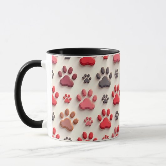 Benutzerdefinierte Mama des Hundes, Vater des Hund Tasse (Links)