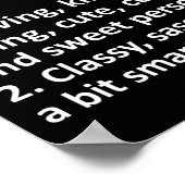 Benutzerdefinierte Mama Ehefrau Name Bedeutung Mäd Poster (Ecke)