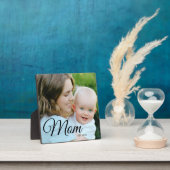 Benutzerdefinierte Mama Established Moderne Schrif Fotoplatte (InSitu)