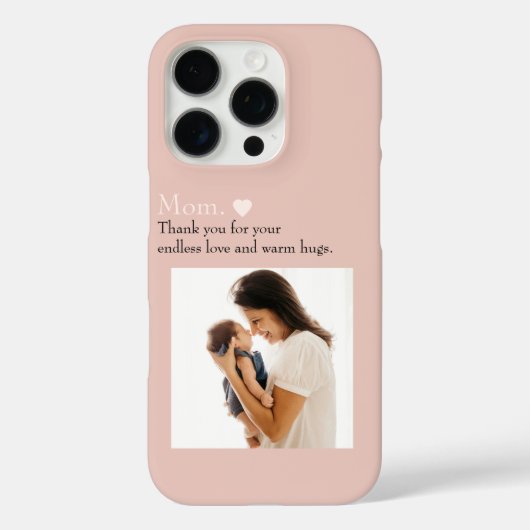 Benutzerdefinierte "Mama" Foto Telefongehäuse mit Case-Mate iPhone Hülle (Rückseite)
