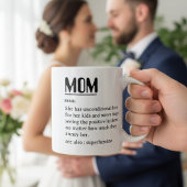 Benutzerdefinierte Mama für Muttertag Kaffeetasse