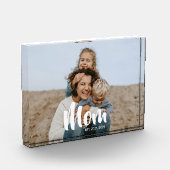 Benutzerdefinierte Mama hat modernes Skript erstel Fotoblock (Links)