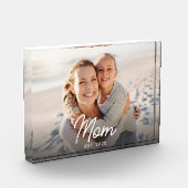 Benutzerdefinierte Mama hat modernes Skript erstel Fotoblock (Links)