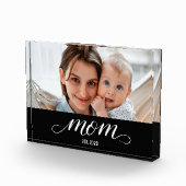 Benutzerdefinierte Mama hat modernes Skriptfoto ei Fotoblock (Rechts)