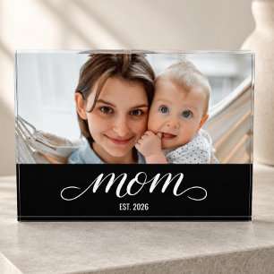 Benutzerdefinierte Mama hat modernes Skriptfoto ei Fotoblock