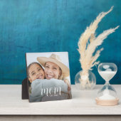 Benutzerdefinierte Mama hat modernes Skriptfoto er Fotoplatte (InSitu)