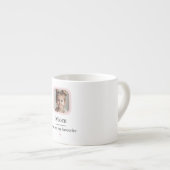Benutzerdefinierte Mama mit Kindergeschenk Espressotasse (Vorderseite Rechts)