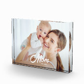 Benutzerdefinierte Mama Modernes Skript eingericht Fotoblock (Rechts)