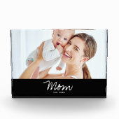 Benutzerdefinierte Mama Modernes Skript eingericht Fotoblock (Vorderseite)