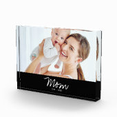 Benutzerdefinierte Mama Modernes Skript eingericht Fotoblock (Rechts)