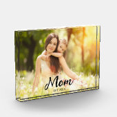 Benutzerdefinierte Mama Modernes Skript erstellt Fotoblock (Links)