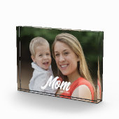Benutzerdefinierte Mama Modernes Skript-Foto einge Fotoblock (Rechts)