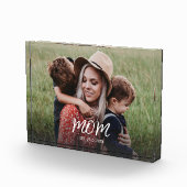 Benutzerdefinierte Mama Modernes Skript-Foto einge Fotoblock (Rechts)