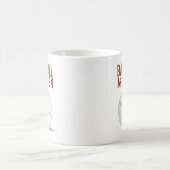 Benutzerdefinierte Mama Personalisiert Baseball Kaffeetasse (Mittel)