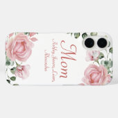 Benutzerdefinierte Mama Rosen Rosen Blumenmuster 4 Case-Mate iPhone Hülle (Rückseite (Horizontal))