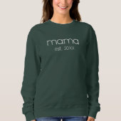 Benutzerdefinierte Mama Sweatshirt (Vorderseite)