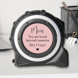 Benutzerdefinierte Mama über die Messung von Rosa Maßband