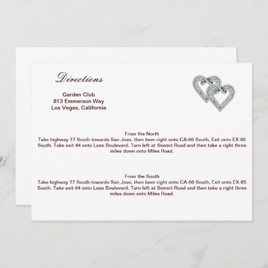 Benutzerdefinierte Mandarine Herzkarte Einladung (Vorne/Hinten)