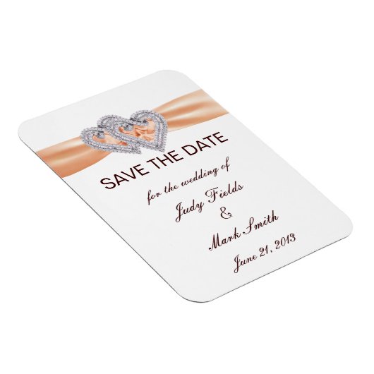 Benutzerdefinierte Mandarine speichert das Datumsf Magnet (Rechte Seite)