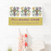 Benutzerdefinierte Mardi-Gras-Farben Banner (Insitu)