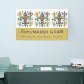Benutzerdefinierte Mardi-Gras-Farben Banner (Messeveranstaltung)