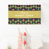 Benutzerdefinierte Mardi Gras Farben Banner (Insitu)