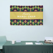 Benutzerdefinierte Mardi Gras Farben Banner (Messeveranstaltung)