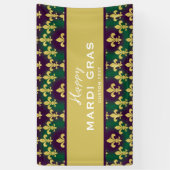 Benutzerdefinierte Mardi Gras Farben Banner (Vertikal)