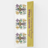 Benutzerdefinierte Mardi-Gras-Farben Banner (Vertikal)