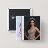 Benutzerdefinierte Marmor-Pageant-Schärpe-Foto-But Button (Vorne & Hinten)