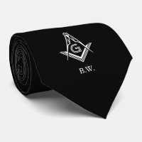 Benutzerdefinierte Masonic-Krawatte | Monogram Fre