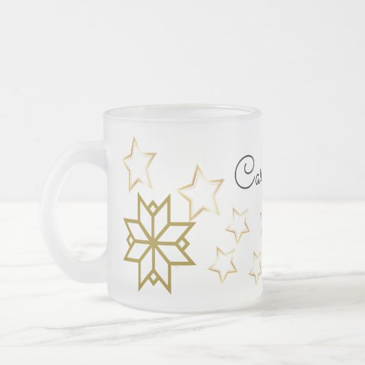 Benutzerdefinierte Mattierte Tasse mit einem Star- (Links)