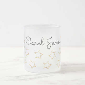 Benutzerdefinierte Mattierte Tasse mit einem Star-