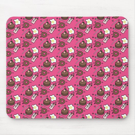 Benutzerdefinierte Maus 3D Sprinkle Frosted Frühst Mousepad (Vorne)