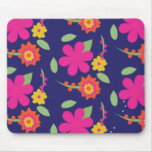 Benutzerdefinierte Maus Hippie Blumen Garten Mousepad