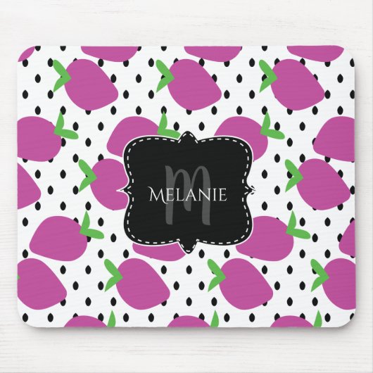 Benutzerdefinierte Maus Pad Abstrakte Erdbeeren Sa Mousepad (Vorne)