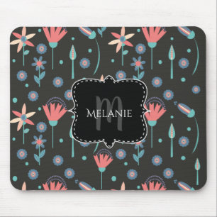 Benutzerdefinierte Mauspad Funky Florals