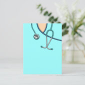 Benutzerdefinierte medizinische Untersuchungen Postkarte (Stehend Vorderseite)