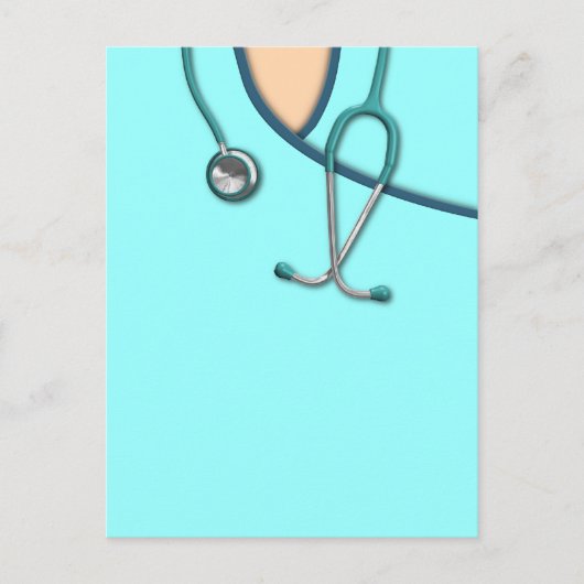 Benutzerdefinierte medizinische Untersuchungen Postkarte (Vorderseite)