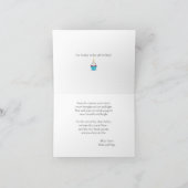 Benutzerdefinierte Meilensteine Einhornkarte Jahr/ Karte (Innenseite)