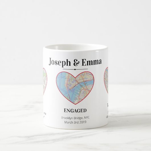 Benutzerdefinierte Meilensteine Meilensteine Maps  Kaffeetasse (Mittel)