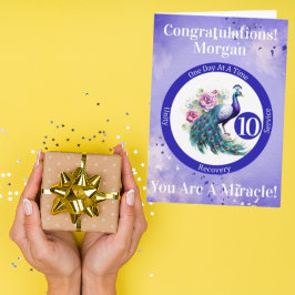 Benutzerdefinierte Meilensteinkarte | Elegante Sob Karte