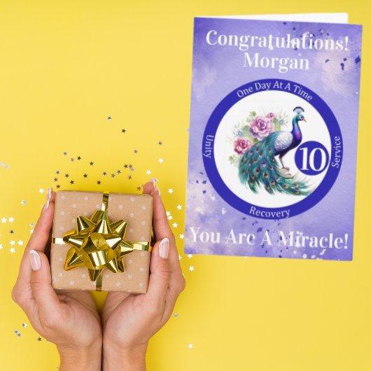 Benutzerdefinierte Meilensteinkarte | Elegante Sob Karte