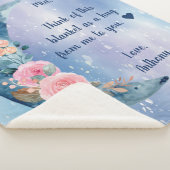 Benutzerdefinierte Meldung "Blue Crescent Moon" Sherpadecke (3/4)