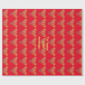 Benutzerdefinierte Meldung: Flame Phoenix Rising o Geschenkpapier (Flach)