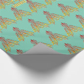 Benutzerdefinierte Meldung: Flame Phoenix steigt a Geschenkpapier (Ecke)