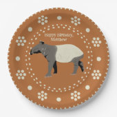 Benutzerdefinierte Meldung für malayische oder asi Pappteller (Vorderseite)